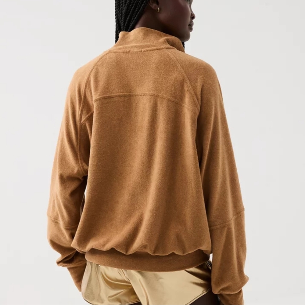 Offline by Aerie Towel Terry Full Zip Sweatshirt - Picture 2 of 3